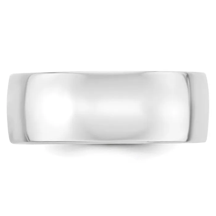 Goldia Rings Solid 10K White Gold 8mm Light Weight Comfort Fit MensWomens Wedding Band Ring Size 65 Goldia Rings Solid 10K White Gold 8mm Light Weight Comfort Fit MensWomens Wedding Band Ring Size 65