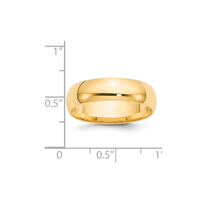 Rings Goldia Solid 14K Yellow Gold 6mm Light Weight Comfort Fit MensWomens Wedding Band Ring Size 115 Rings Goldia Solid 14K Yellow Gold 6mm Light Weight Comfort Fit MensWomens Wedding Band Ring Size 115