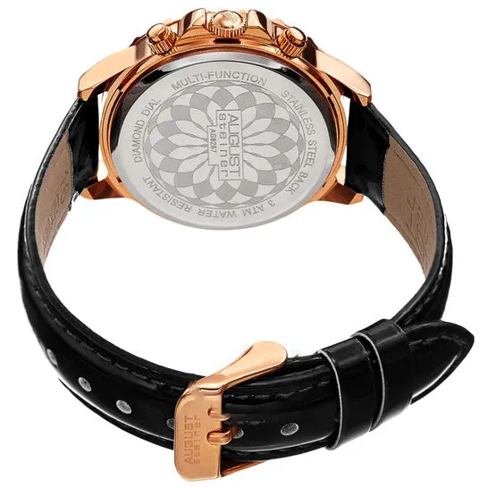 Watches JMS always Original August Steiner Chronograph Quartz Diamond Crystal Black Dial Ladies Watch AS8267BK Watches JMS always Original August Steiner Chronograph Quartz Diamond Crystal Black Dial Ladies Watch AS8267BK