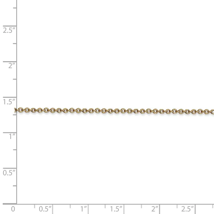 14k 16mm Round Open Link Cable ChainWBCPEN21516 WB Choice Jewelry Rings 14k 16mm Round Open Link Cable ChainWBCPEN21516 WB Choice Jewelry Rings