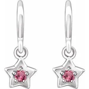 Earrings WB Choice Jewelry 14K White 3 mm Round October Youth Star Birthstone Earrings653420626PSTWBC Earrings WB Choice Jewelry 14K White 3 mm Round October Youth Star Birthstone Earrings653420626PSTWBC