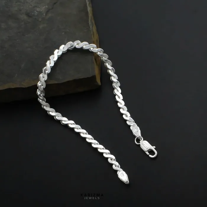 Karizma Jewels Bracelets 925 Sterling Silver unique trendy Mens Bracelet Man Jewelry 85