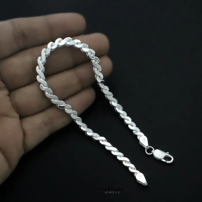 Karizma Jewels Bracelets 925 Sterling Silver unique trendy Mens Bracelet Man Jewelry 85