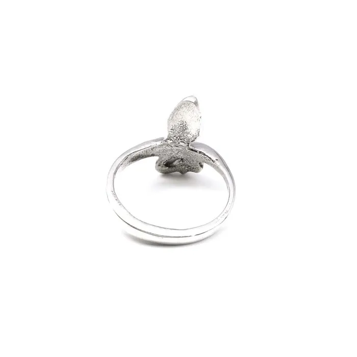 Rings Karizma Jewels Snake Real Silver Ring for Astrology and red book remedy