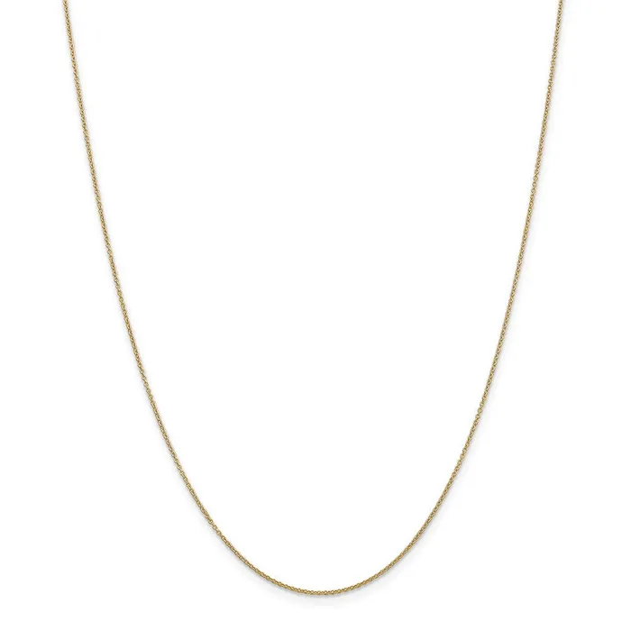 Rings WB Choice Jewelry 14k 9mm Cable with Spring Ring Clasp ChainWBCPEN19014 Rings WB Choice Jewelry 14k 9mm Cable with Spring Ring Clasp ChainWBCPEN19014