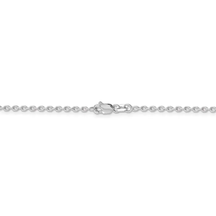 Rings WB Choice Jewelry 14k WG 2mm Round Open Link Cable ChainWBCPEN21016 Rings WB Choice Jewelry 14k WG 2mm Round Open Link Cable ChainWBCPEN21016