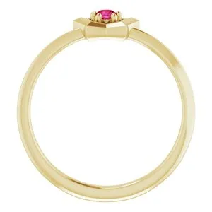 Rings WB Choice Jewelry 14K Yellow 3 mm Round January Youth Star Birthstone Ring653419601PSTWBC Rings WB Choice Jewelry 14K Yellow 3 mm Round January Youth Star Birthstone Ring653419601PSTWBC