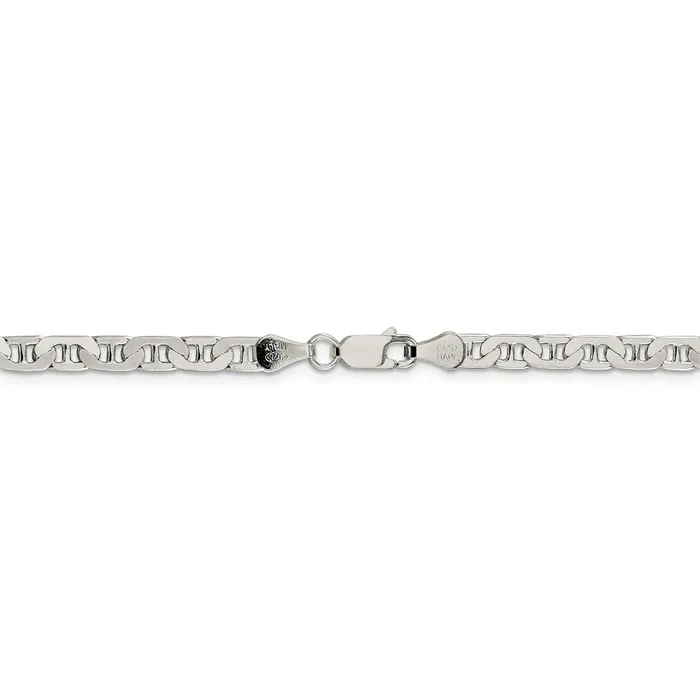 Rings WB Choice Jewelry Sterling Silver 45mm Flat Anchor ChainWBCQAN12016 Rings WB Choice Jewelry Sterling Silver 45mm Flat Anchor ChainWBCQAN12016