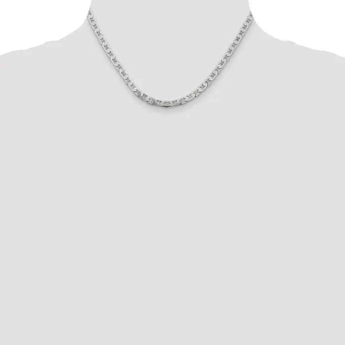 Rings WB Choice Jewelry Sterling Silver 45mm Flat Anchor ChainWBCQAN12016 Rings WB Choice Jewelry Sterling Silver 45mm Flat Anchor ChainWBCQAN12016