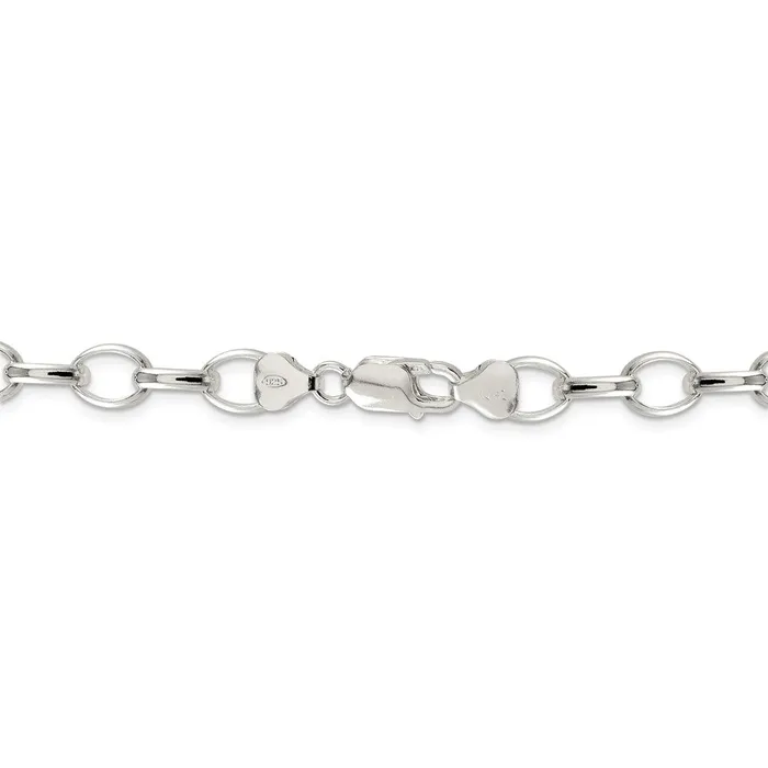 Rings WB Choice Jewelry Sterling Silver 8mm Fancy Rolo ChainWBCQFC8920
