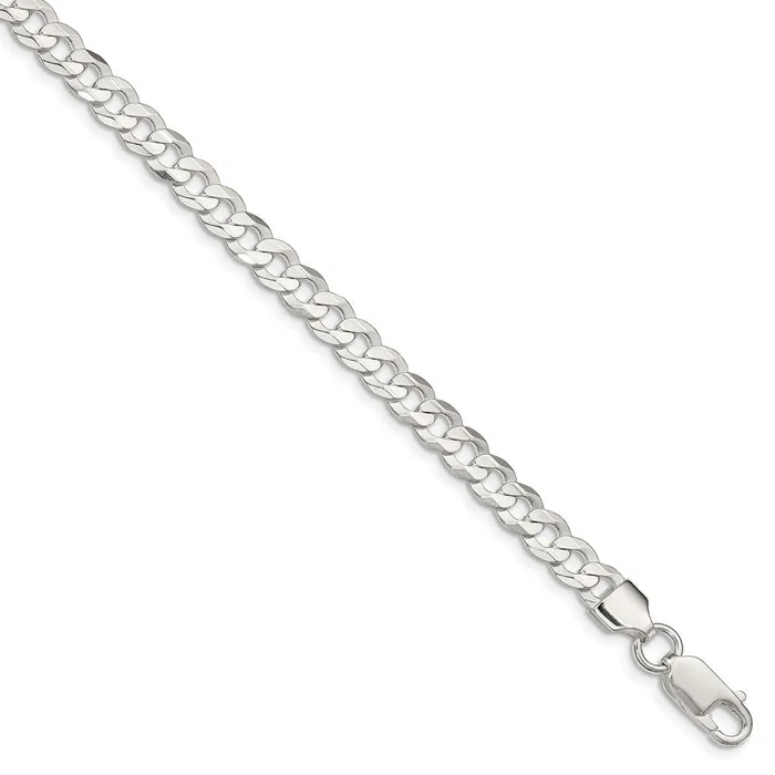Sterling Silver 565mm Concave Beveled Curb ChainWBCQCBC15018 WB Choice Jewelry Rings Sterling Silver 565mm Concave Beveled Curb ChainWBCQCBC15018 WB Choice Jewelry Rings