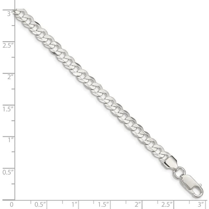 Sterling Silver 565mm Concave Beveled Curb ChainWBCQCBC15018 WB Choice Jewelry Rings Sterling Silver 565mm Concave Beveled Curb ChainWBCQCBC15018 WB Choice Jewelry Rings