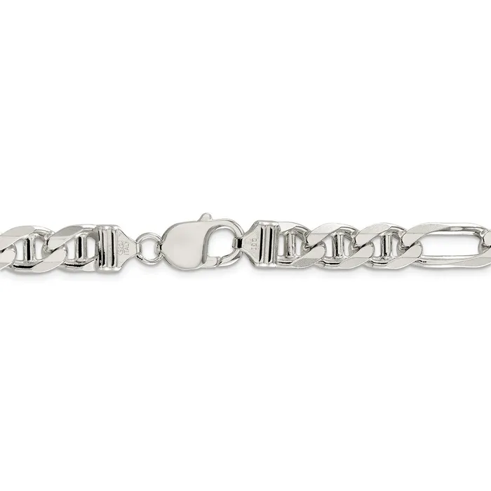 Sterling Silver 875mm Figaro Anchor ChainWBCQAF25020 WB Choice Jewelry Rings Sterling Silver 875mm Figaro Anchor ChainWBCQAF25020 WB Choice Jewelry Rings