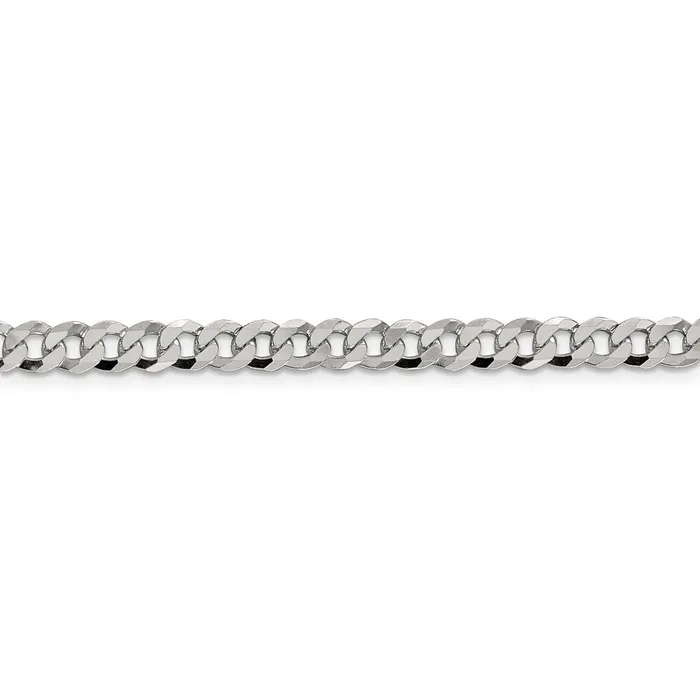 WB Choice Jewelry Rings Sterling Silver 45mm Beveled Curb ChainWBCQFB12018 WB Choice Jewelry Rings Sterling Silver 45mm Beveled Curb ChainWBCQFB12018