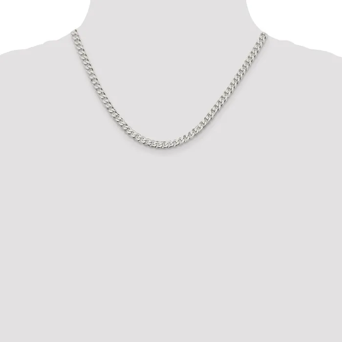 WB Choice Jewelry Rings Sterling Silver 45mm Beveled Curb ChainWBCQFB12018 WB Choice Jewelry Rings Sterling Silver 45mm Beveled Curb ChainWBCQFB12018