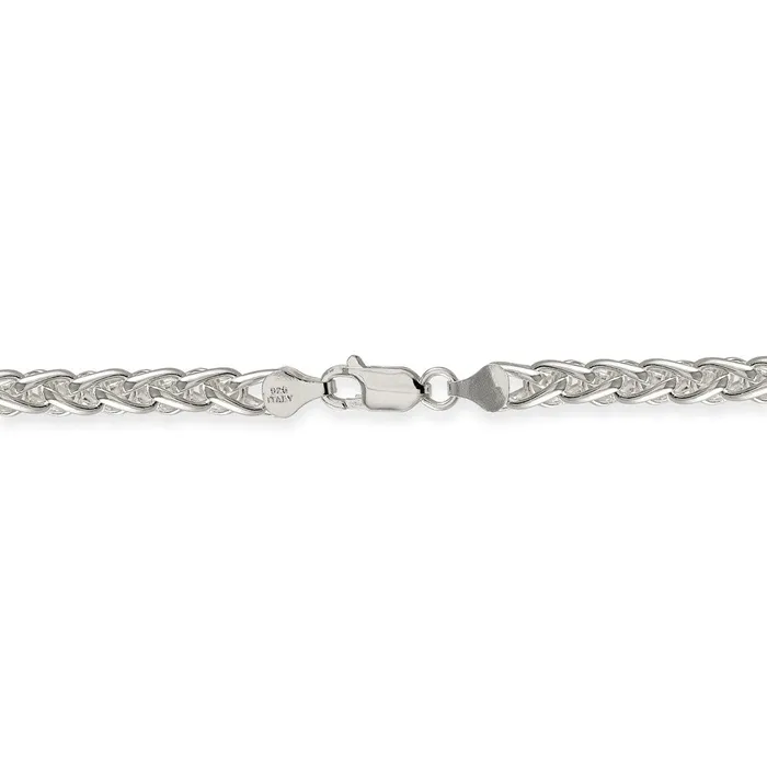 WB Choice Jewelry Rings Sterling Silver 6mm Round Spiga ChainWBCQSP25026 WB Choice Jewelry Rings Sterling Silver 6mm Round Spiga ChainWBCQSP25026