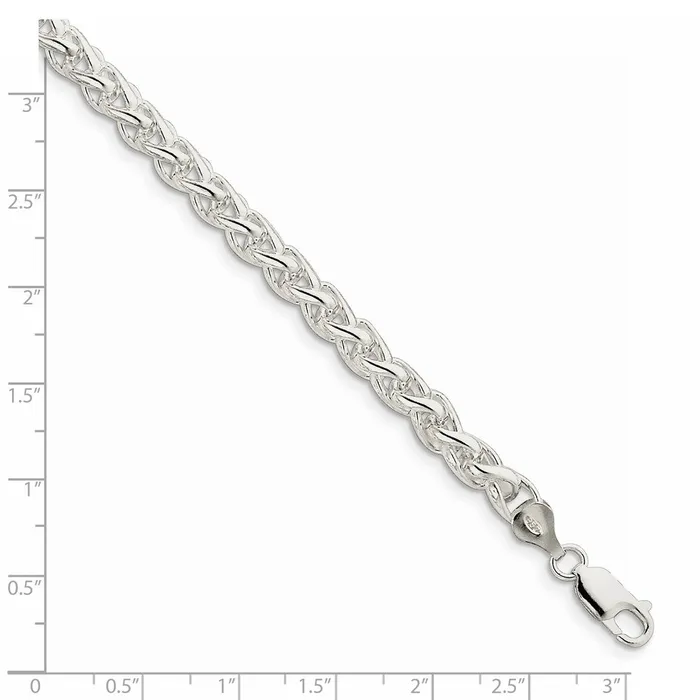 WB Choice Jewelry Rings Sterling Silver 6mm Round Spiga ChainWBCQSP25026 WB Choice Jewelry Rings Sterling Silver 6mm Round Spiga ChainWBCQSP25026