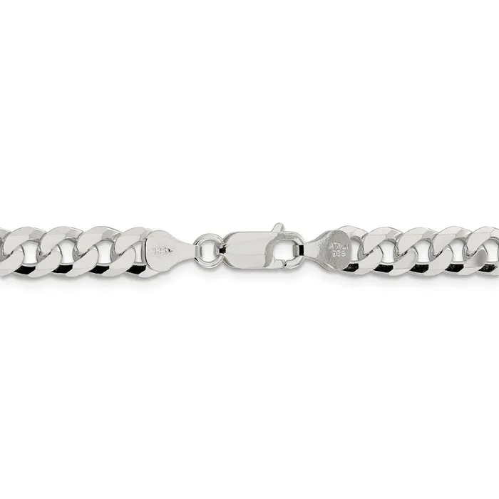 WB Choice Jewelry Rings Sterling Silver 7mm Beveled Curb ChainWBCQFB18018 WB Choice Jewelry Rings Sterling Silver 7mm Beveled Curb ChainWBCQFB18018