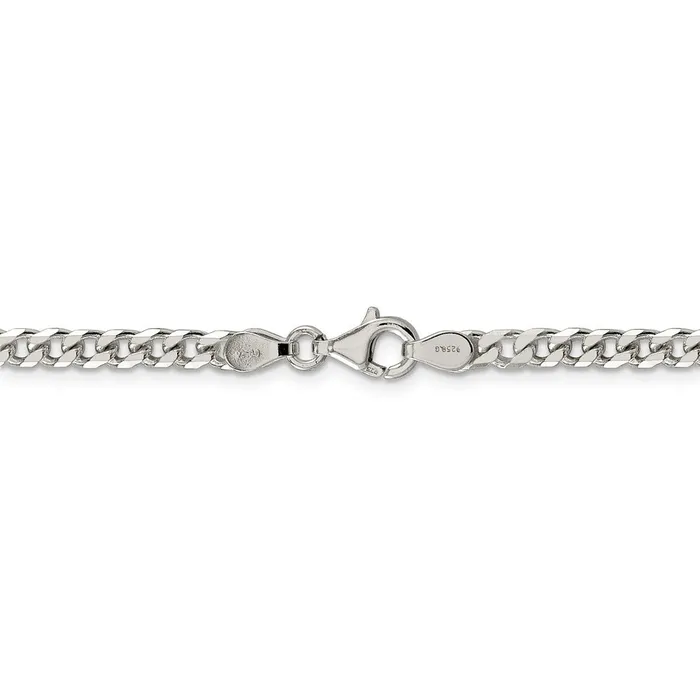 WB Choice Jewelry Rings Sterling Silver Polished 35mm Curb ChainWBCQFC15128 WB Choice Jewelry Rings Sterling Silver Polished 35mm Curb ChainWBCQFC15128