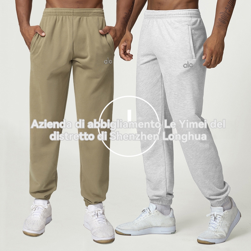 Pantaloni E Short Uomo |  Jogger French Terry Logo Id Abbigliamento Pantaloni E Short